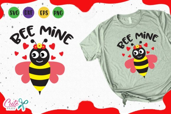 Bee Mine Girly: Graphics for T-Shirt Designs