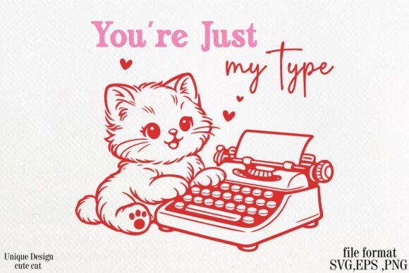 Funny Valentine s Day CAT SVG PNG