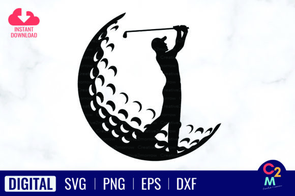 Golf Logo SVG Graphics for T-Shirt Designs