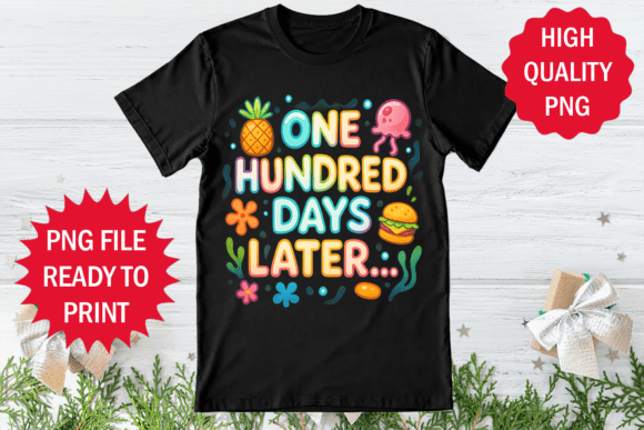 One Hundred Days Complete at School Png
