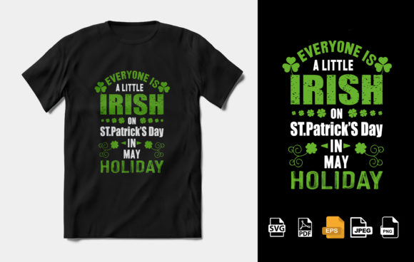 St. Patrick’s Day T-Shirt Design: Graphics & Print Templates